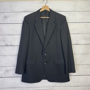 Christian Dior Monsieur Blazer Mens 42R Black‎ Suit Jacket Coat Wedding USA Made